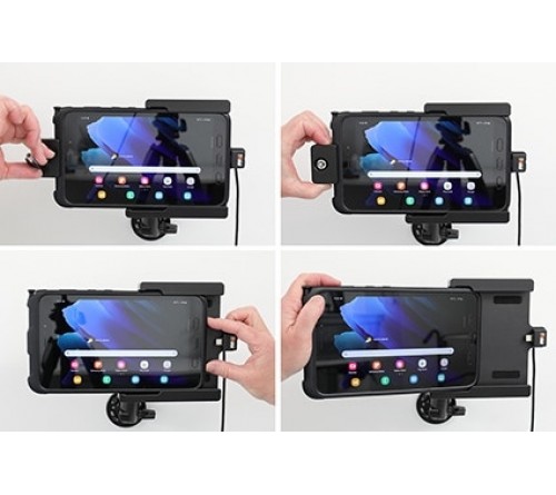Brodit h/l Samsung Tab Active 2/3 USB sig.plug LOCK-keys