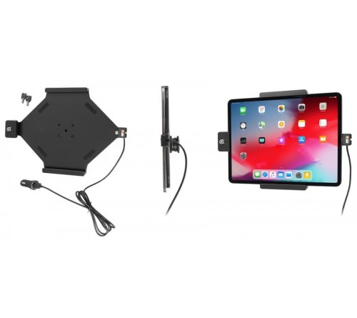 Brodit h/l Apple iPad Pro 12.9 ('18-) USB sig.plug LOCK-keys