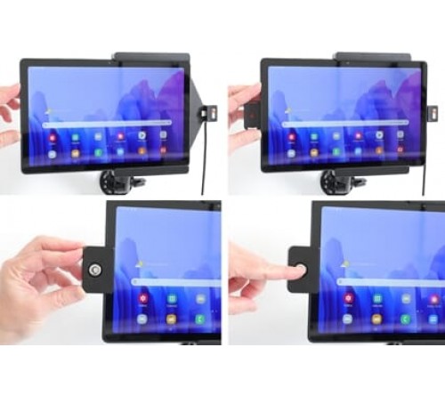 Brodit h/l Samsung Tab A7 10.4 2020 USB sig.plug LOCK-keys