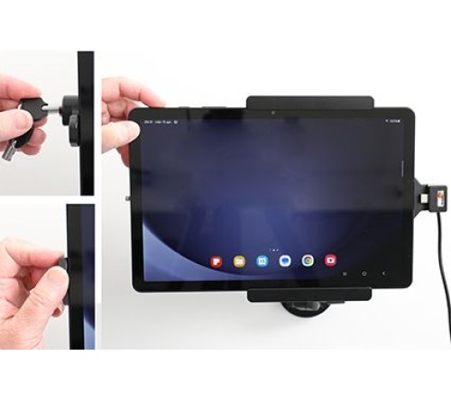 Brodit h/l Samsung Tab A9+ 11 inch USB sig.plug LOCK-keys