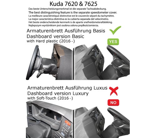 Kuda console Scania G/S/R/P/L-serie 16-24 NAVI