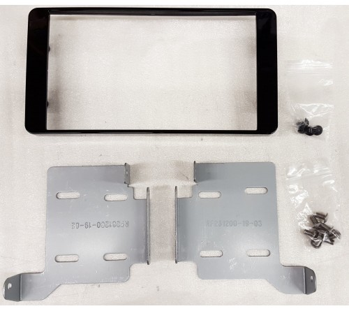 2-DIN frame Mitsubishi ASX 14-21 klein frame  piano zwart