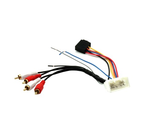 Actiefadap. Toyota + versterker 20 p. > pwr losse eind4x RCA