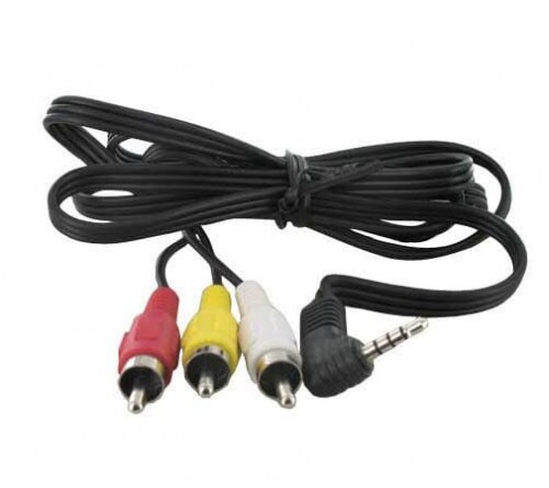 Audio kabel 3.5mm Jack M Plug - 3x RCA M 1.5m