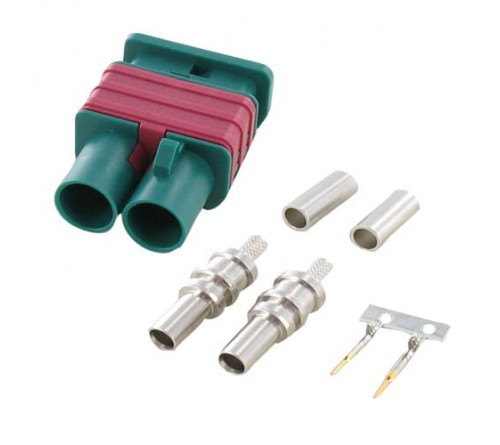 kabelconnector krimp dubbel Fakra M