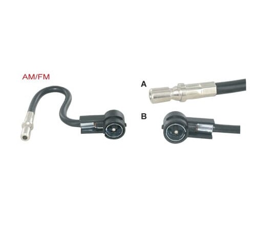 adapterkabel 15 cm Chrysler/Daewoo/Dodge/Chev - ISO M 90°
