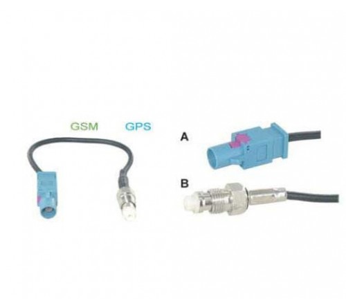adapterkabel 15 cm Fakra M - FME F