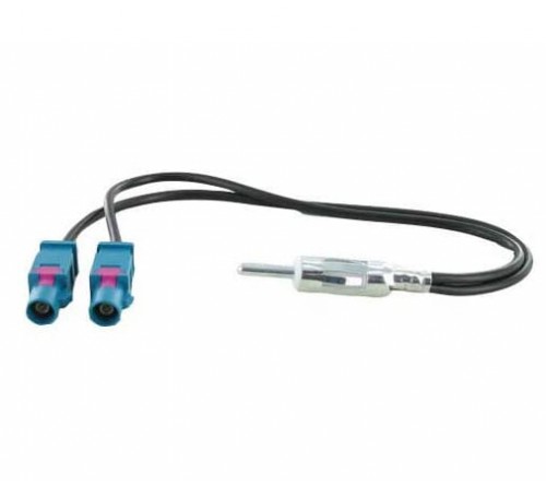 adapterkabel 15 cm Y splitter DIN M - Fakra code Z 2 x