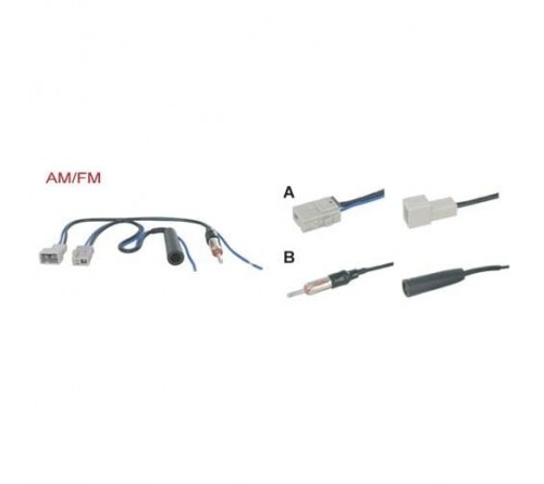 adapterkabel 20 cm dubbel Honda/Mazda/Suz GT13 DIN M - DIN