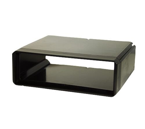 1-DIN frame Universeel ISO onderbouwbakje  zwart