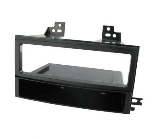 1-DIN frame Kia Rio 06-11 met bakje  zwart