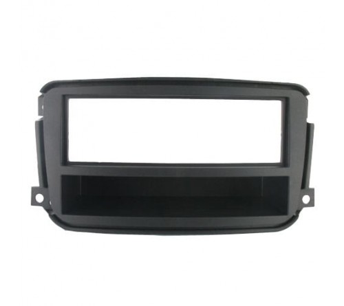 1-DIN frame Smart Fortwo 10-14 zwart