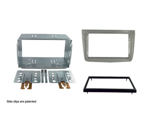 2-DIN frame Alfa Mito 08-13 zilver