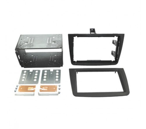 2-DIN frame Alfa Mito 14-18 zwart