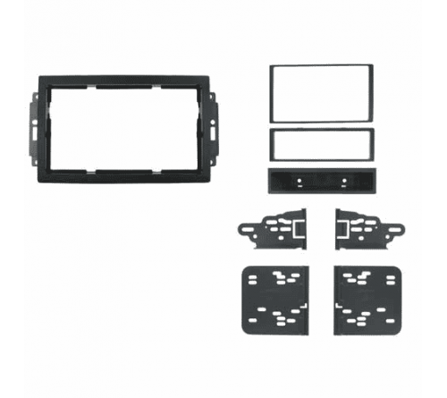 2-DIN frame Chrysler 300  Caliber  Jeep Compass 05-11  zwart