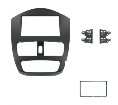 2-DIN frame Chevrolet Spark 10-12 zwart