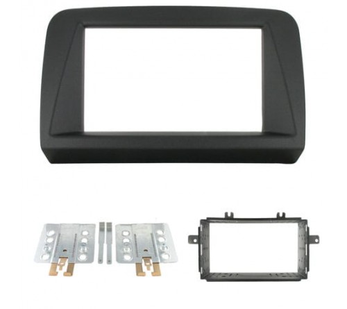 2-DIN frame Fiat Croma 08-11  zwart