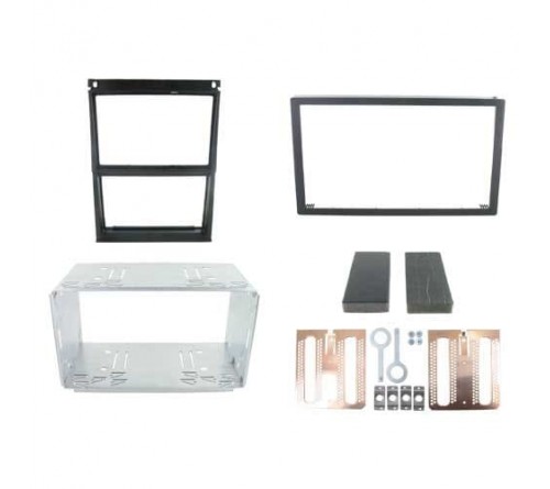 2-DIN frame Scania R-series 12-18 zwart
