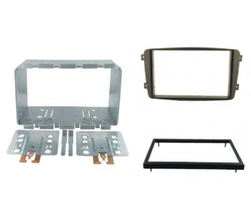 2-DIN frame Mercedes C-class  CLK  00-05 Vito 03-15  zwart
