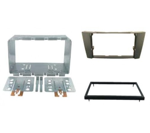 2-DIN frame MB E-class (W211) 02-08 / CLS (C219) 04-10 zwart