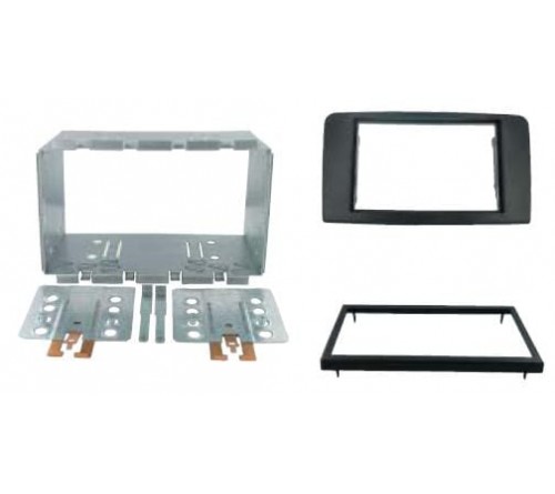 2-DIN frame Mercedes ML 05-11/ G 06-12 zwart