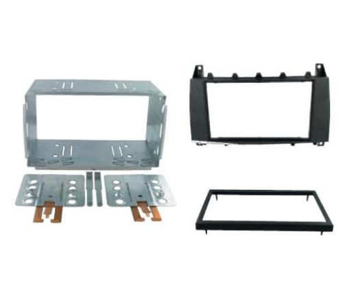 2-DIN frame Mercedes C-class  Vito 04-07 zwart