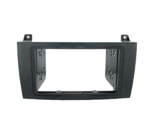 2-DIN frame Smart ForTwo 04-10 zwart