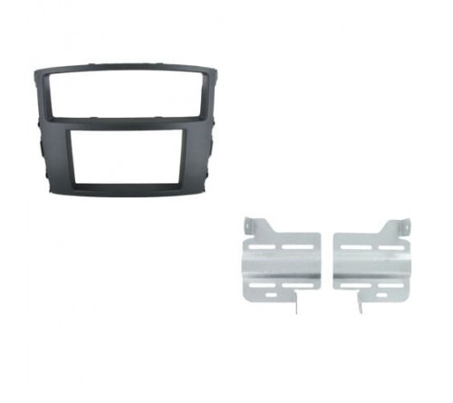 2-DIN frame Mitsubishi Pajero 07-19  antraciet
