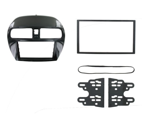 2-DIN frame Mitsubishi Space Star 13-21  zwart
