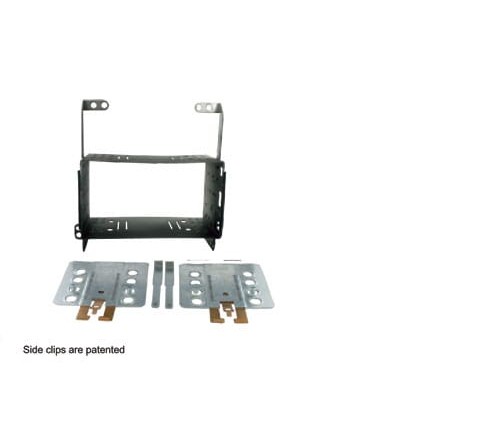 2-DIN frame Nissan X-Trail 07-21 zwart