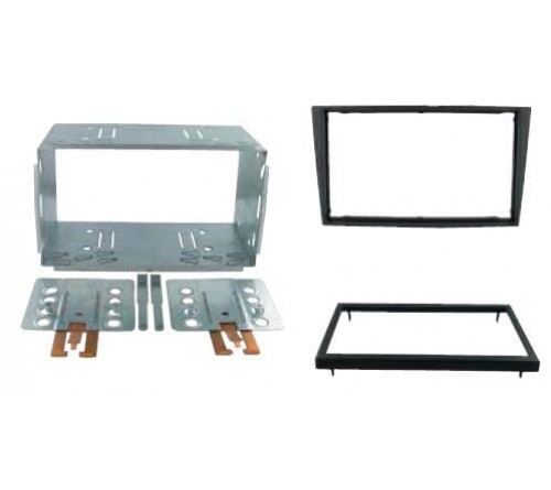 2-DIN frame Opel Agila  Corsa  Vivaro 00-10  zwart