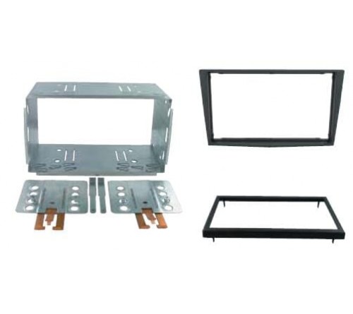 2-DIN frame Opel Astra 04-10 met metaal  zwart
