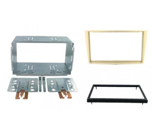 2-DIN frame Opel Astra 04-10 met metaal  beige