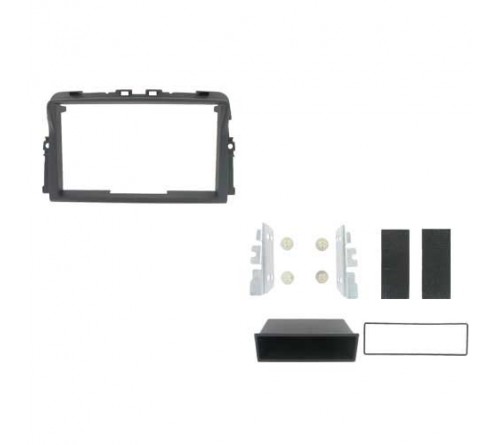 2-DIN frame Opel Vivaro  Trafic  Primastar 10-14 zwart