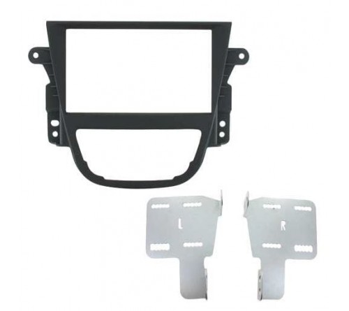 2-DIN frame Opel Mokka 12-16 soft touch  zwart