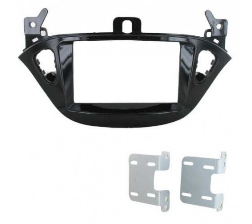 2-DIN frame Opel Adam 13-19 Corsa E 15-20 piano zwart