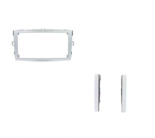 2-DIN frame Toyota Verso 04-11 zilverkleurig