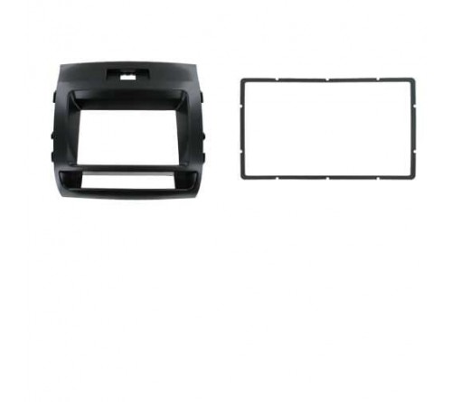 2-DIN frame Toyota Landcruiser 200 08-14 zwart