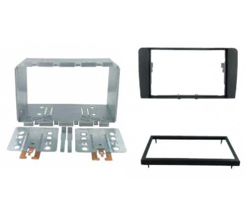2-DIN frame Audi A3 03-12  zwart