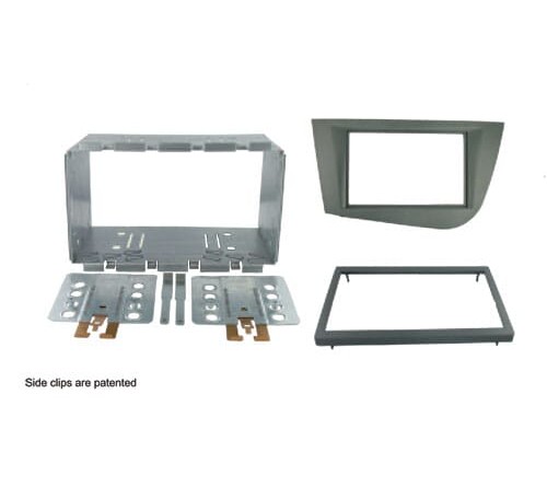 2-DIN frame Seat Leon 08-12 metaal  licht zilverkleurig