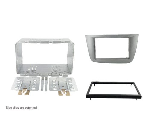 2-DIN frame Seat Altea 04-14  Toledo 05-12  metaal  grijs