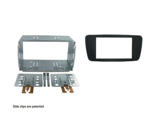 2-DIN frame Seat Ibiza 08-14  Azabache zwart