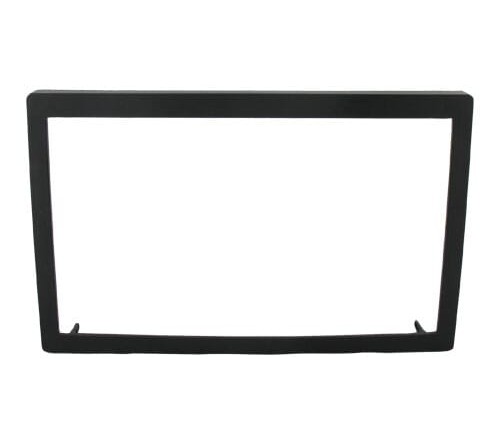 2-DIN frame Universeel rand 110mm zwart