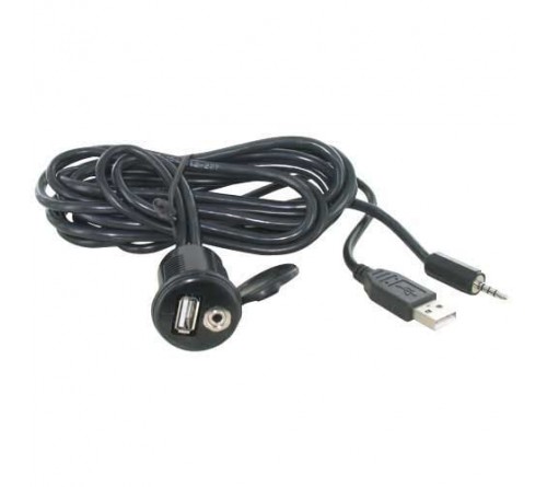USB/AUX in inbouwsocket 180 cm kabel inbouwdiameter 30 cm