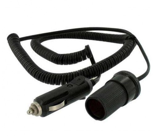 Verlengkabel 12V sig plug M - F krulkabel 4m max 10A