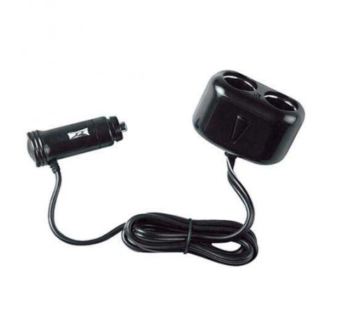 Lader 12V adapter 2 x sig plug F 10A 2m