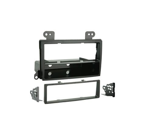 2-DIN frame Mazda MPV 00-06  2-DIN>1-DIN met bakje  zwart