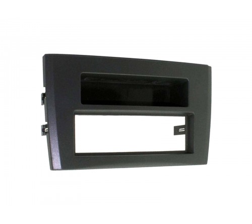2-DIN frame Hyundai Santa Fe 06-12  2-DIN>1-DIN  zwart