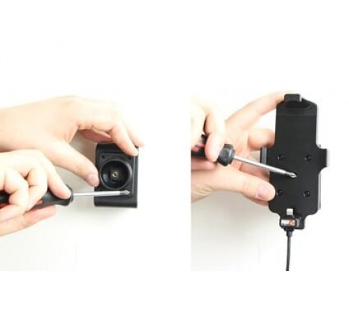 Brodit houder/lader Apple iPhone SE/5/5S met skin