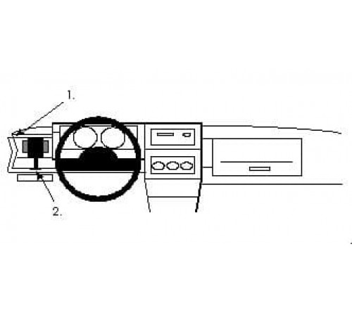 Proclip VW Polo 91-94 Left mount